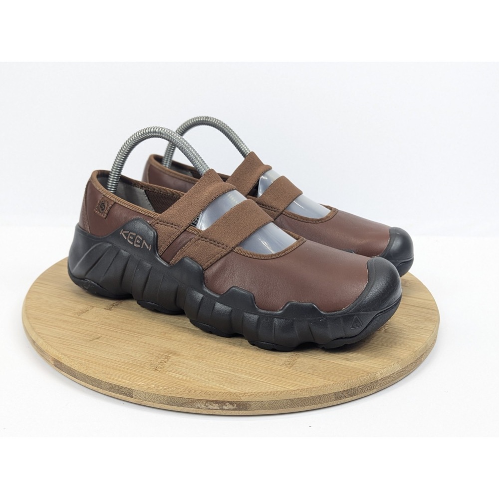 Keen Mary Jane Shoes Womans 8.5 Shoes Brown Hyperport Outdoor Camp Walk Trail
